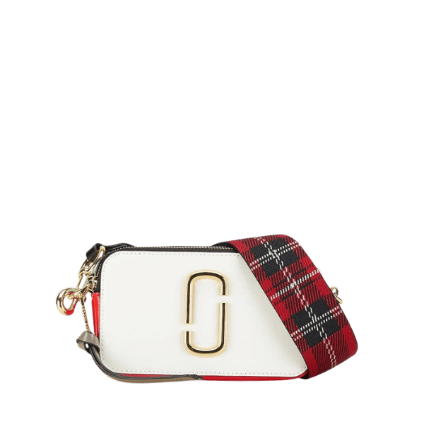 Marc Jacobs Snapshot Shoulder Bag Camera Bag White Light Blue Leather Womens [Used]