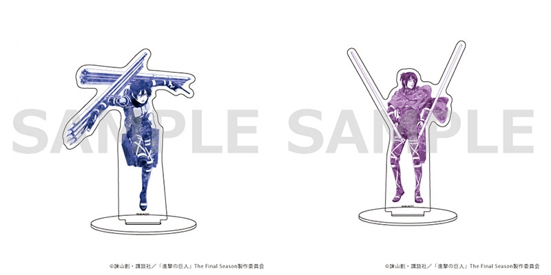 Attack on Titan acrylic stands