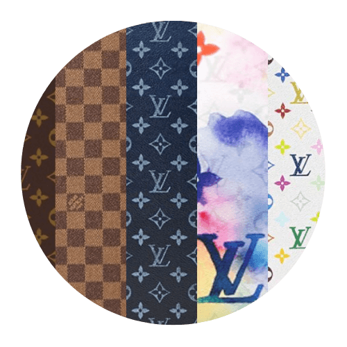 Different types of Louis Vuitton coated canvas styles