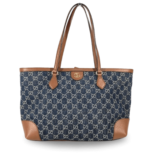 Gucci Ophidia Denim Medium Tote