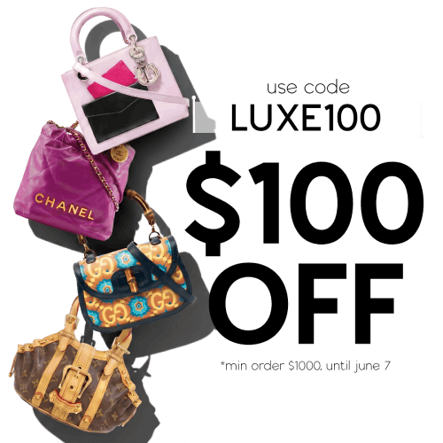 $100 Coupon code LUXE100
