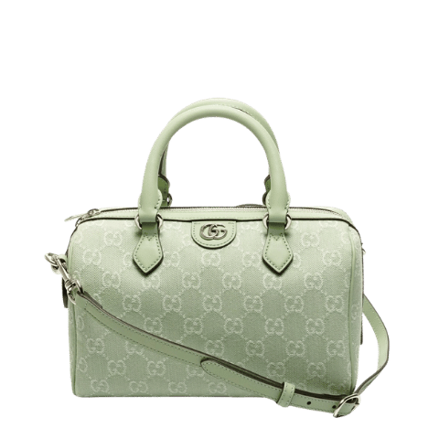Gucci Ophidia Small GG Canvas 2-Way Boston Bag Green WS25155 [Used]