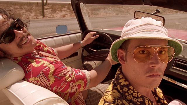 Johnny Depp in Fear & Loathing in Las Vegas wearing Ray-Ban Shooters