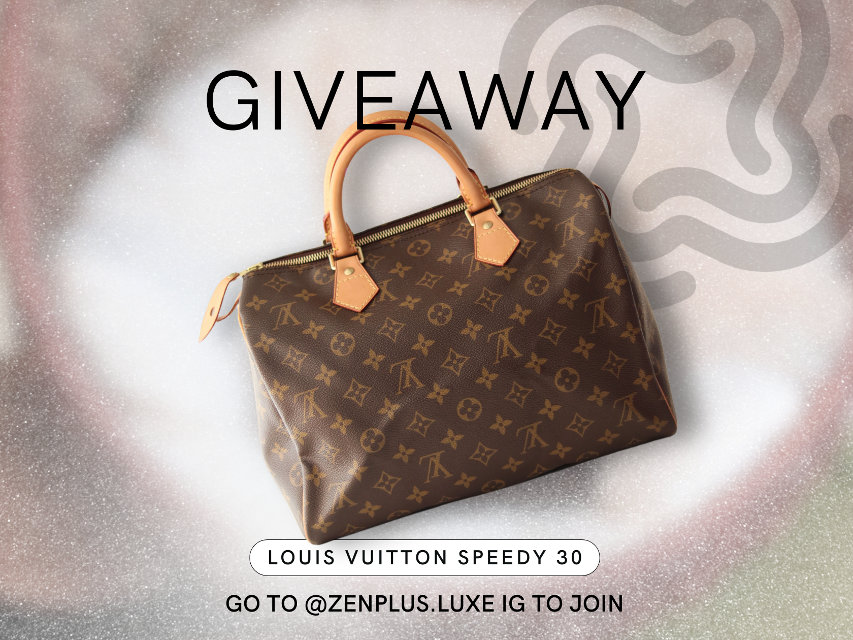 Giveaway announcement on ZenPlus Luxe