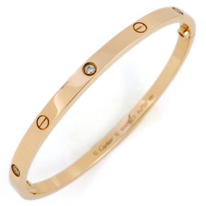 Cartier Love Bracelet in 18K gold with diamonds