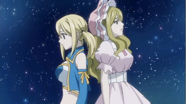 Lucy and Michelle in the Starry Sky arc