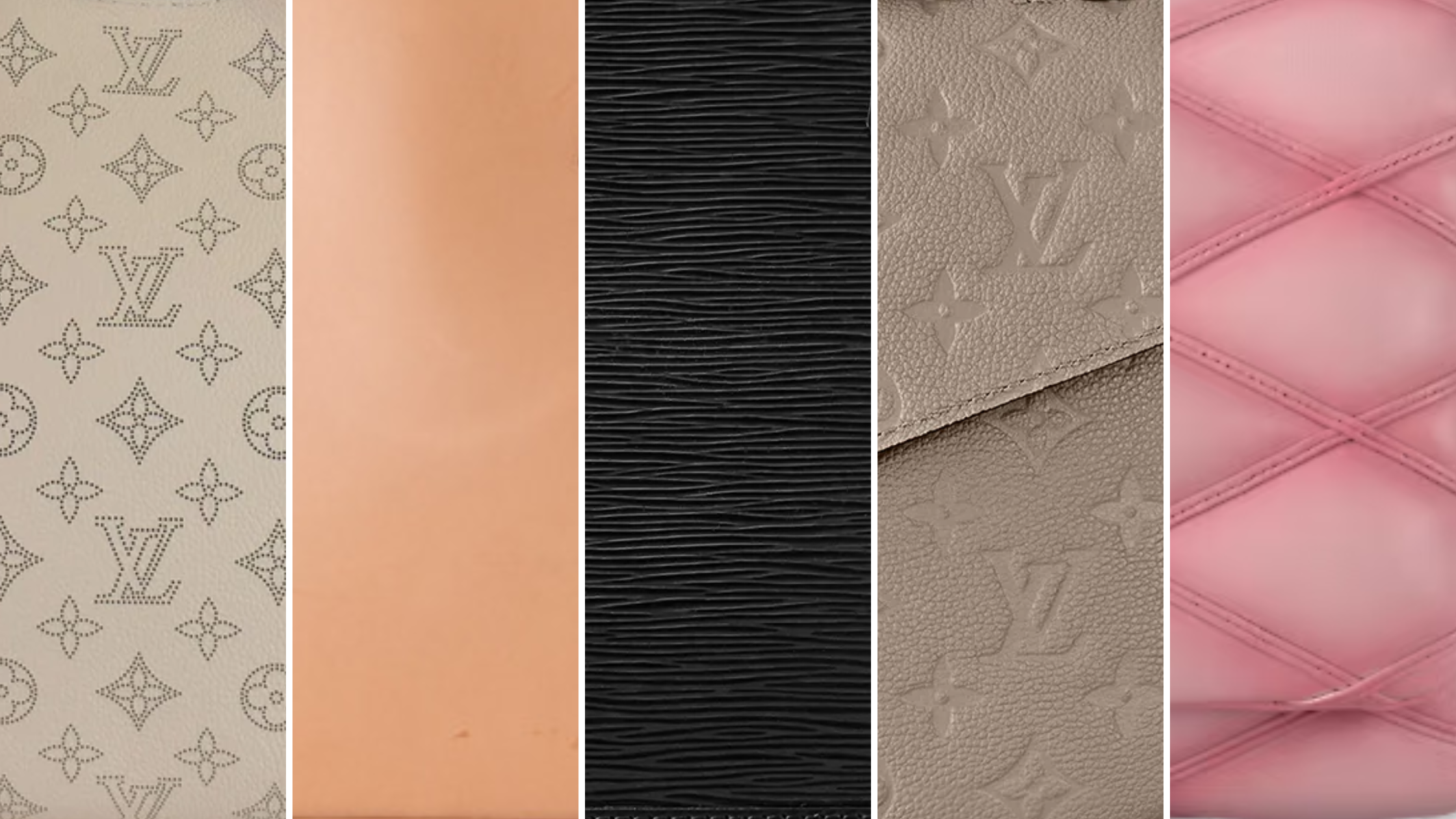 Louis Vuitton types of leather