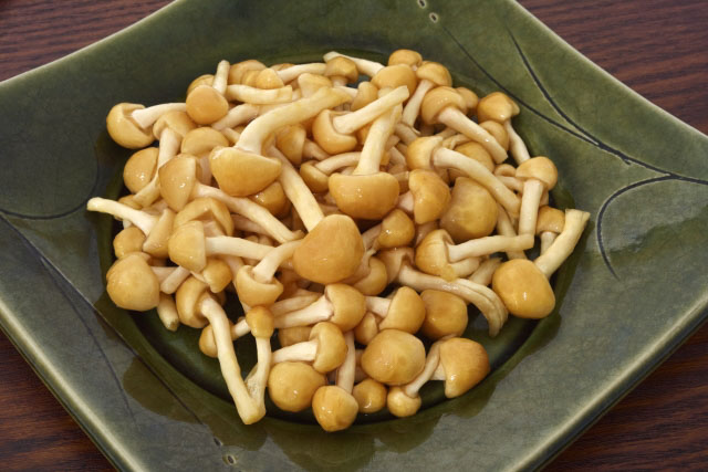 Nameko mushrooms is another very common sight on the Japanese dining table.