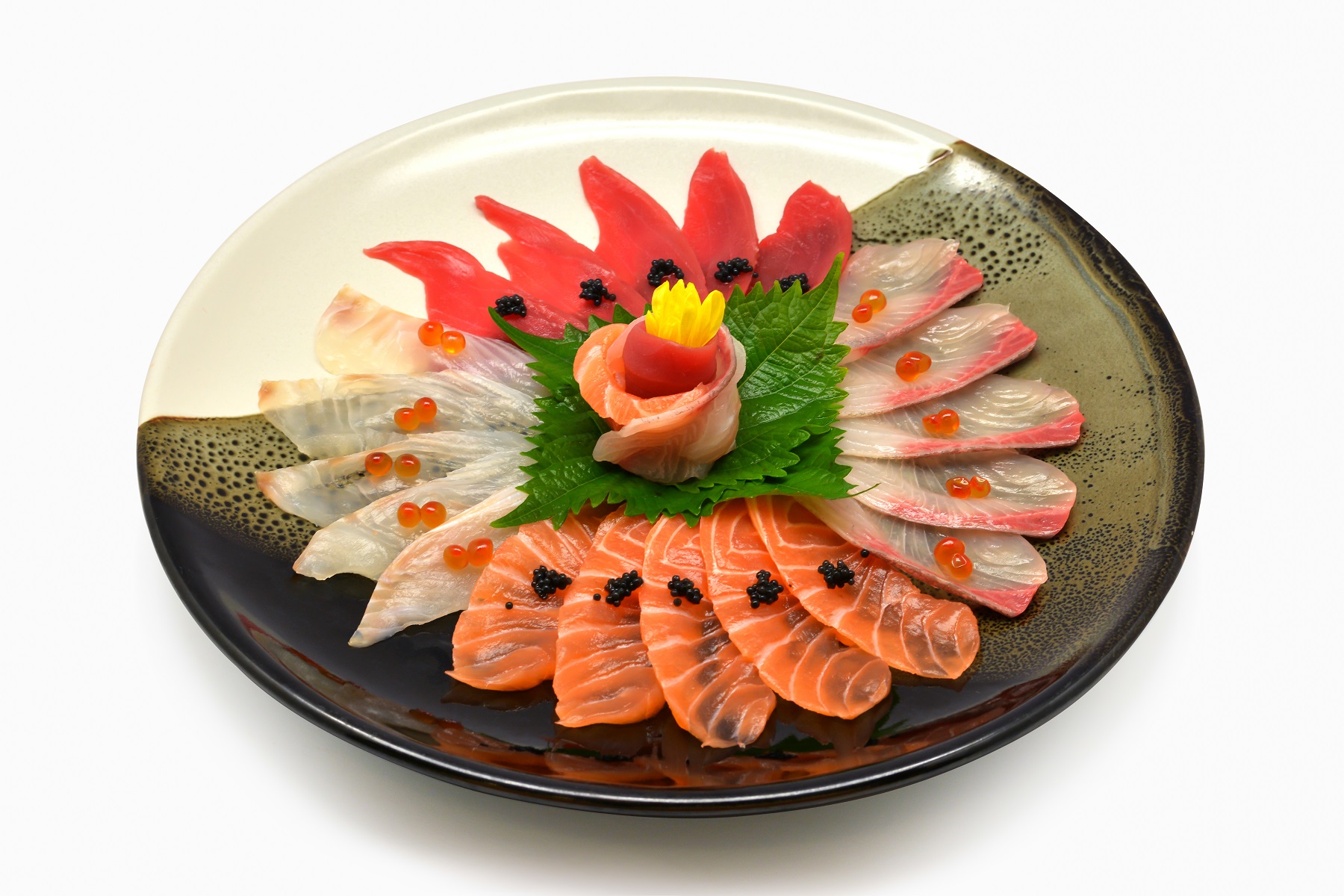 a sashimi plate