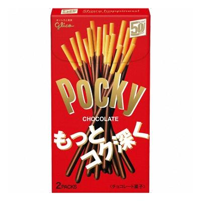 One package of the classic Pocky chocolate sticks