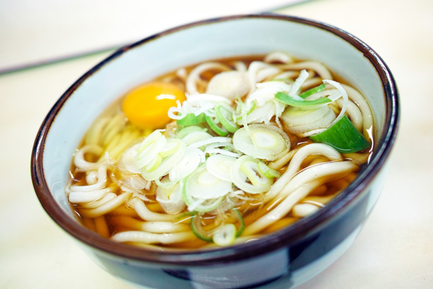 Bowl with hot udon