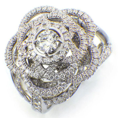 Coco Chanel Camelia collection ring