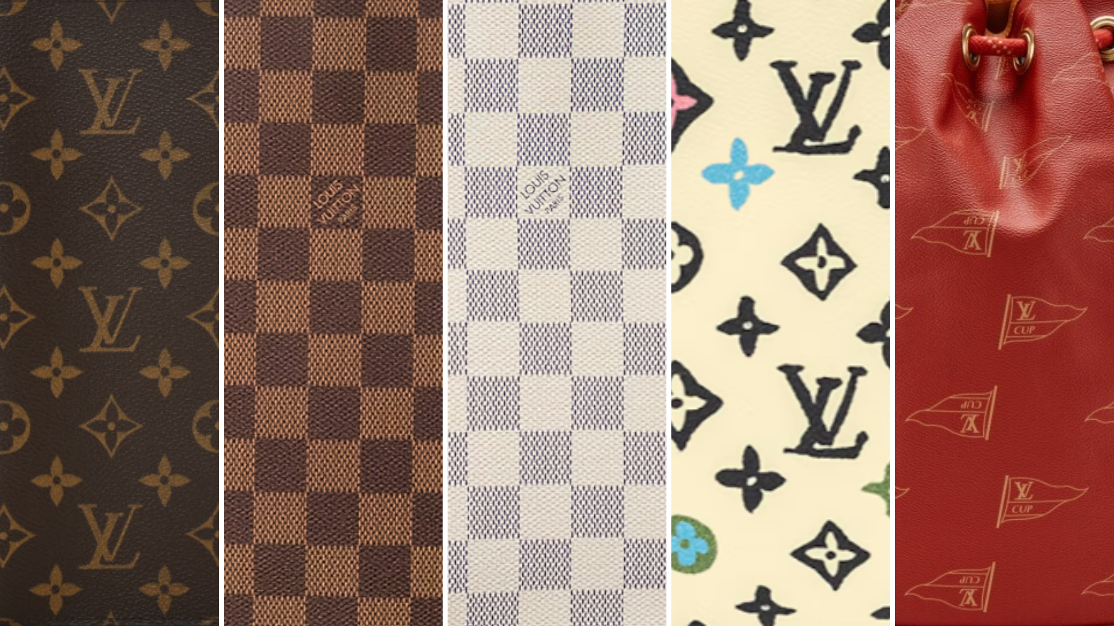 Louis Vuitton different coated canvas 