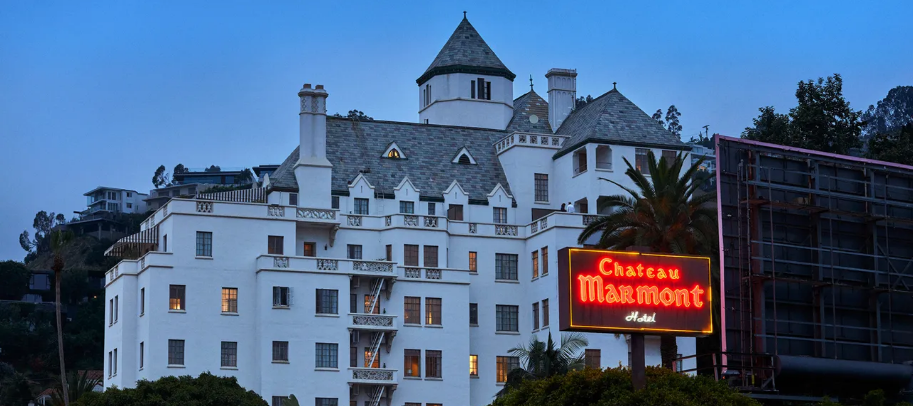 Chateau Marmont Hotel in Los Angeles, USA