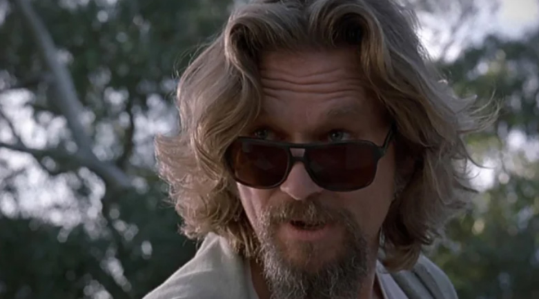 The Dude in The Big Lebowski and his Vuarnet 03 sunglasses