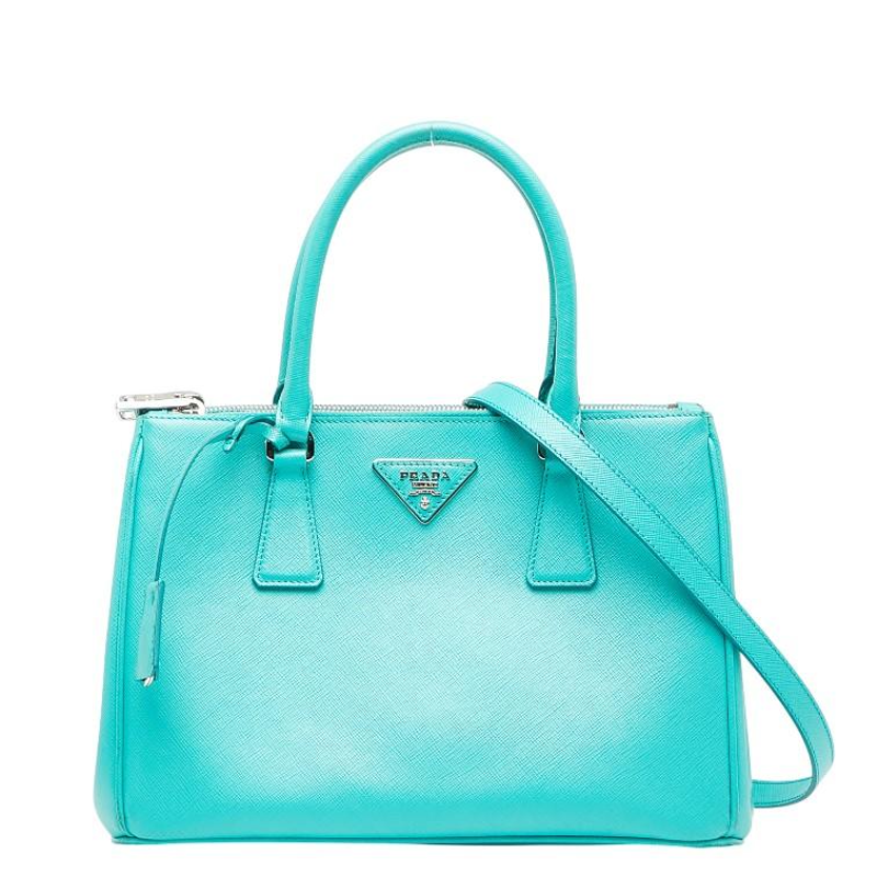 Pre-loved Prada Emerald Green Galleria bag