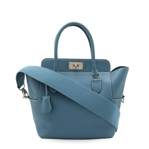 Hermès Toolbox 20 Blue Swift Leather