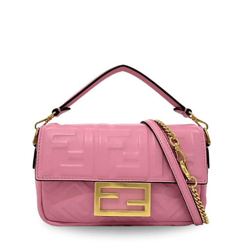 Fendi Pink Baguette NM Bag