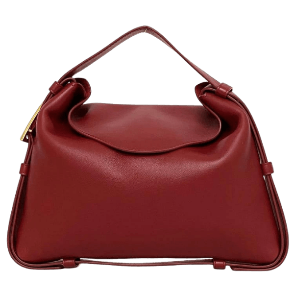 Bottega Veneta Handbag Cradle Bordeaux Gold 680058 Unused Good Condition Lambskin Leather S Rank BOTTEGA VENETA